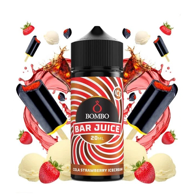 Bombo Bar Juice - Aroma Cola Strawberry Ice Cream 20/120ml