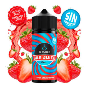 Bombo Bar Juice - Aroma Super Strawberry Sin Frescor 24ml